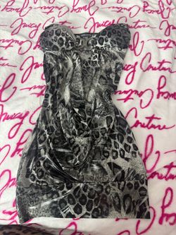 wet seal leopard y2k mini dress