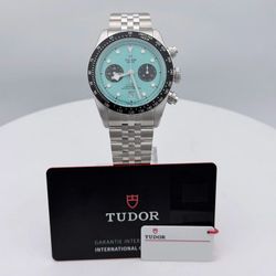 Tudor Black Bay Chrono Turquoise Dial on Stainless Steel Ref. M79360N-0024 Complete 2026(Please Don't Haggle Price)