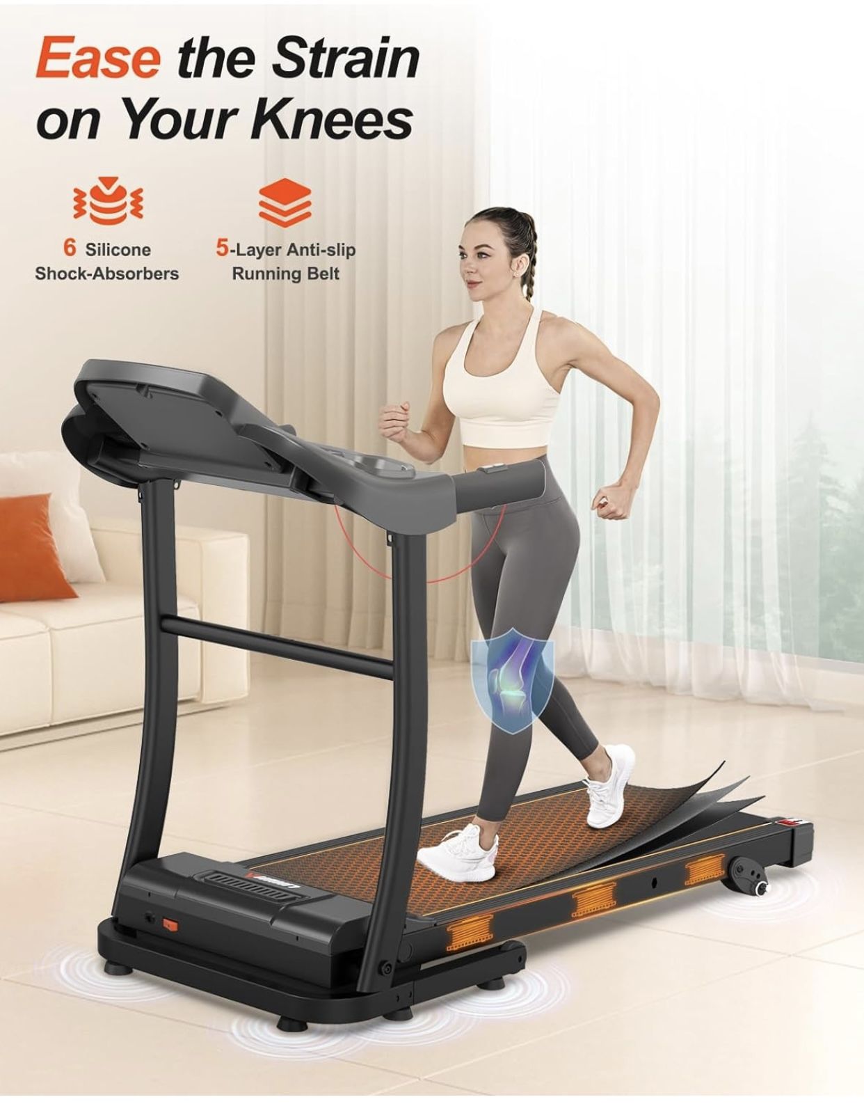 New in box LIJIUJIA Treadmill for Home Small, Treadmill with Incline