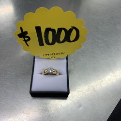 18k Gold Diamond Ring !!HUGE SALE!!!!