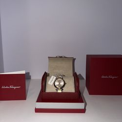 Salvatore Ferragamo Idillio 36MM Steel Silver Dial Ladies Quartz Watch