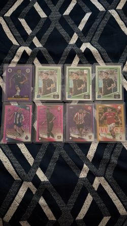 Soccer Trading Cards Lot of 8