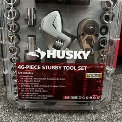 Husky 46 Piece Stubby Tool Set