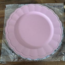 Pink Charger Plate 