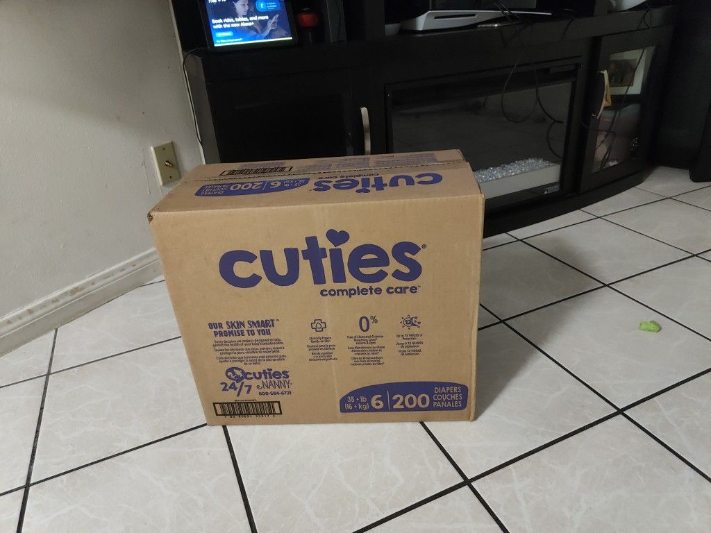 Cuties Diapers Size 6