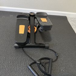Stepper With Resistance Bands
