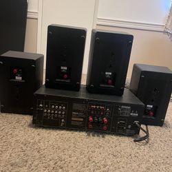 1997 Yamaha Receiver (RX-V392) Receiver with Klipsch Speakers 