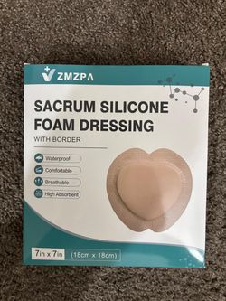 ZMZPA Sacrum Silicone Foam Dressing with Border