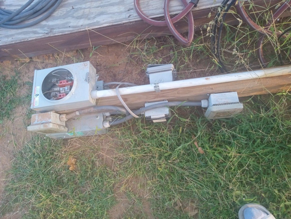 Temporary Electrical Pole