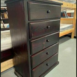 5 DRAWER PINEWOOD DRESSER