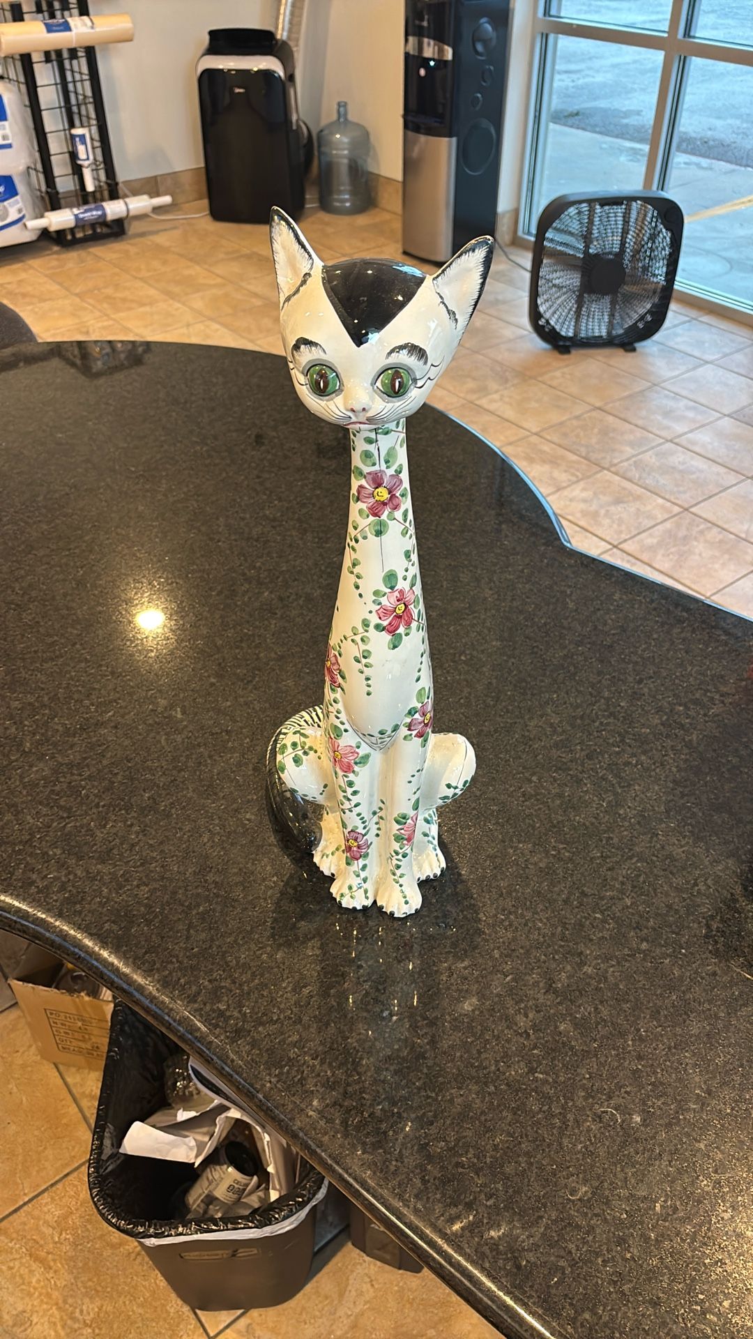 Italian Ceramic Hippie Cat