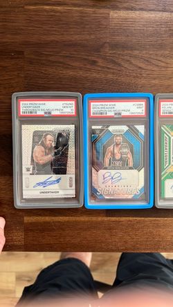 WWE auto card