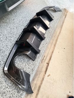 Dodge Carbon fiber rear diffuser 2019+charger