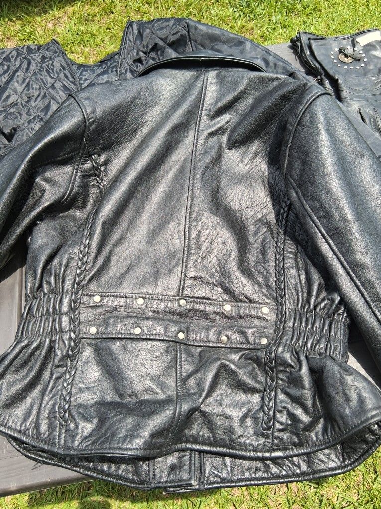Leather Motorcycle Jacket 