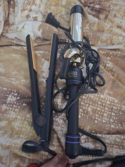 Chia Hot Tools Curling Iron and Straight Combo