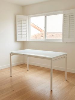 Glass Top Desk