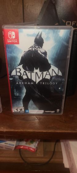 Batman Arkham trilogy. Nintendo, switch game.