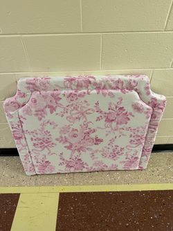 Twin XL Pink and White Headboard