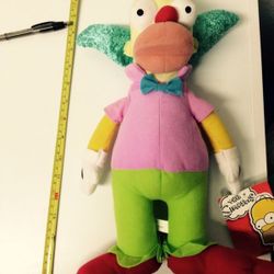 Original Krusty plush 18"