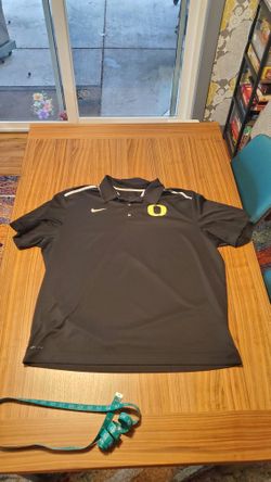 Nike Men’s XL Oregon Ducks University of Oregon Polo Shirt Black