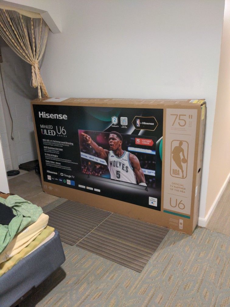 75 In Flat Screen TV