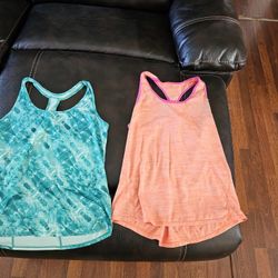 2( Shirts) Xl.    T Back Sports Tanks  Womens