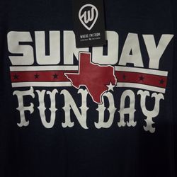 Houston Texas S Sunday Funday Where Im From Shirt $32 Retail 
