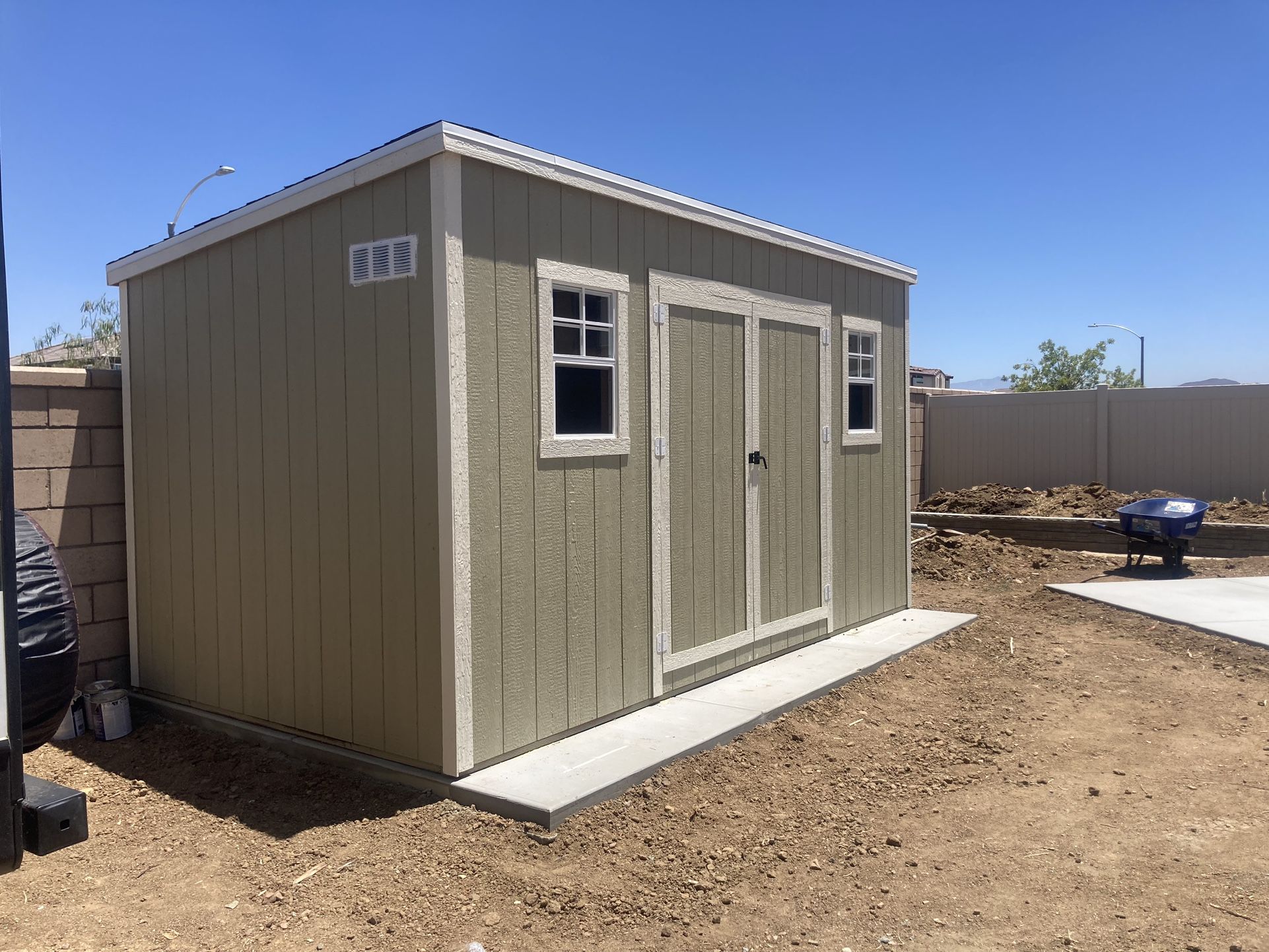 8x16 Custom Storage Sheds, Lean-to Shed, Casitas, Pet Home,