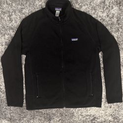 Patagonia Full-Zip Fleece – Size Large (Black)