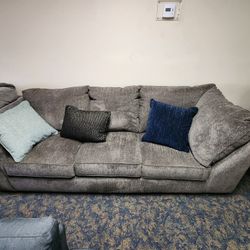 Various Fabric And Leather Sofas 