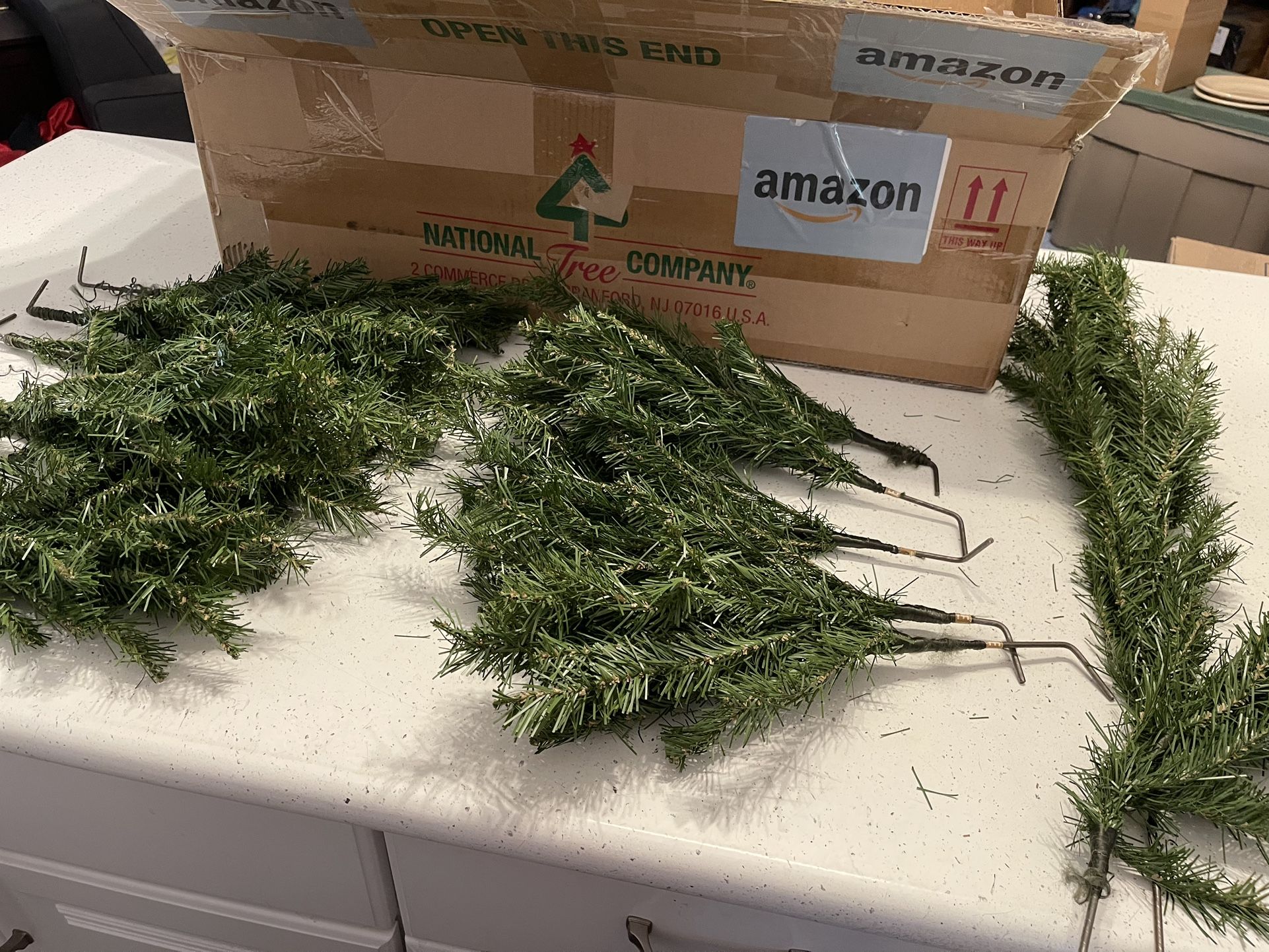 National Tree Company Branch Parts Christmas Evergreen Branches