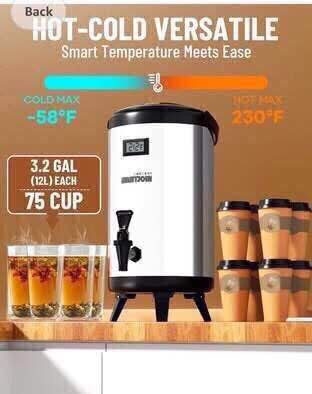 Insulated Beverage Dispenser 75 Cup
