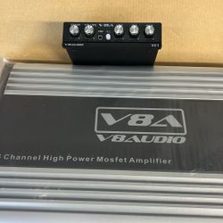 Amplifier 4 Channel And 4 Channel Baby EQ.  Brand New 