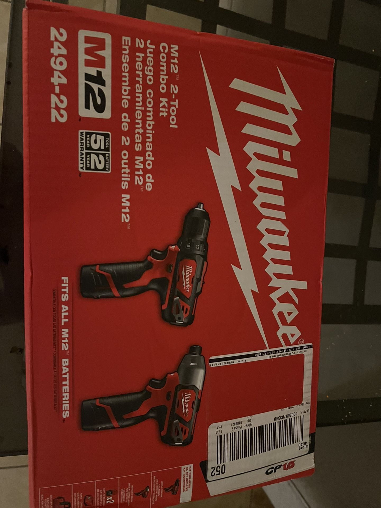 Milwaukee Drill Set