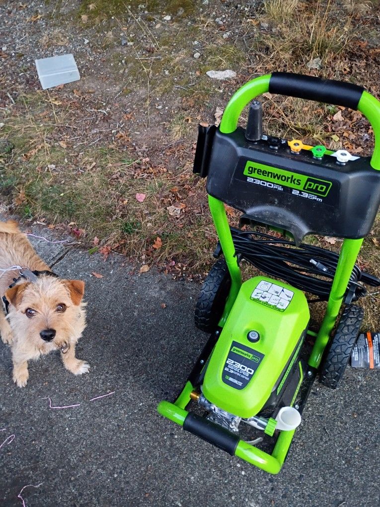 Green works Pro 2300 Psi Pressure Washer
