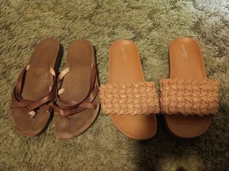 Brown sandals