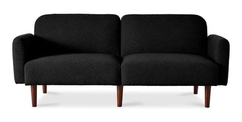 Black Convertible Sofa Sleeper Bed
