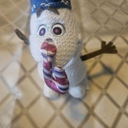 Olaf From Frozen With Candy Cane Nose