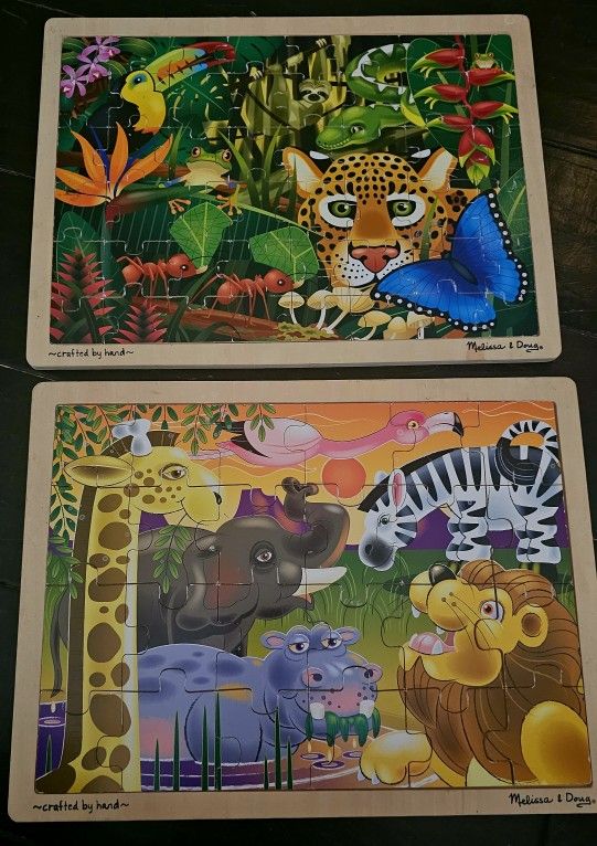Melissa & Doug Wood Puzzles