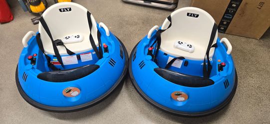Bumper car flying saucer rechargeable