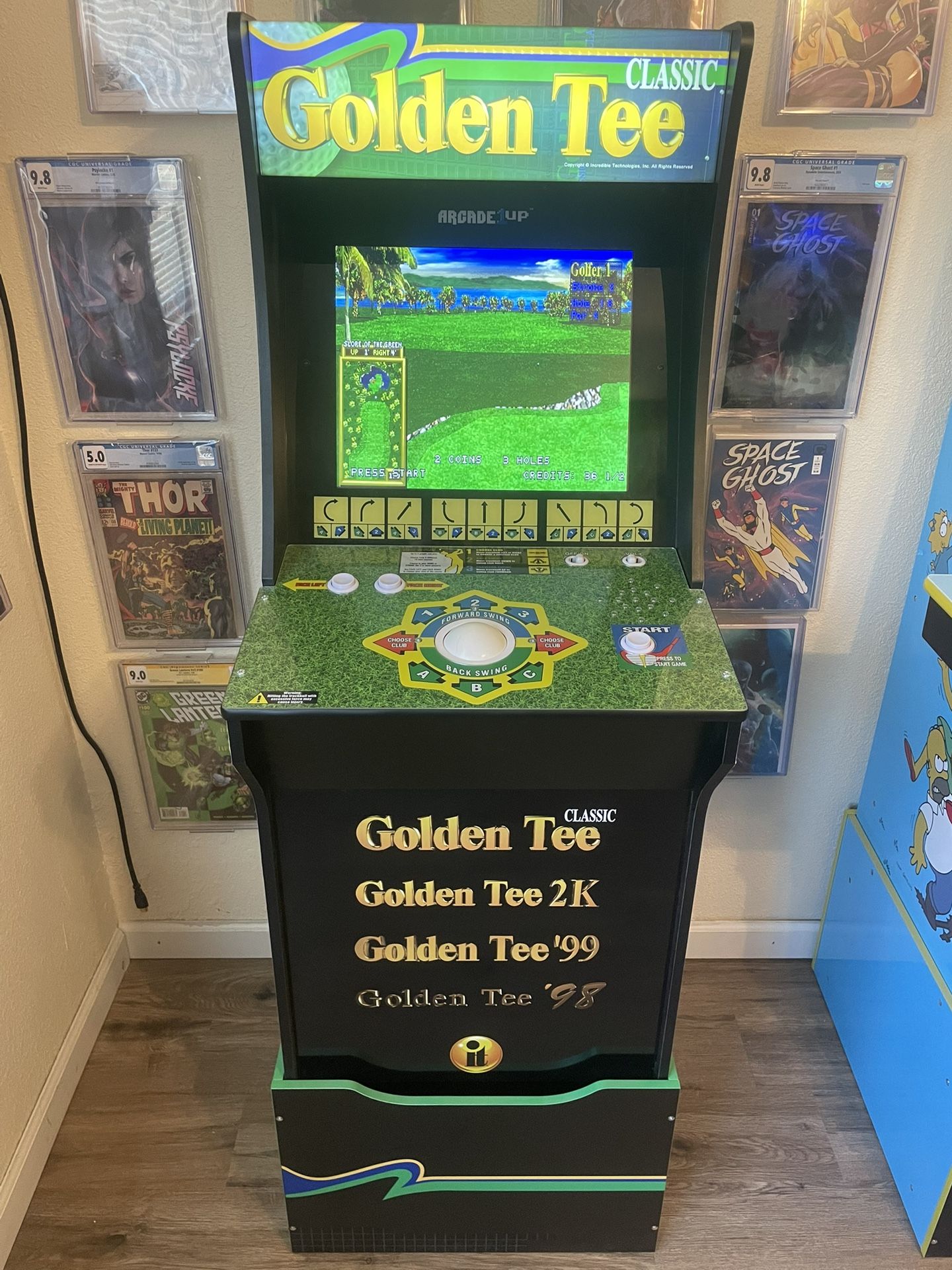 Golden Tee Arcade 1up With Riser
