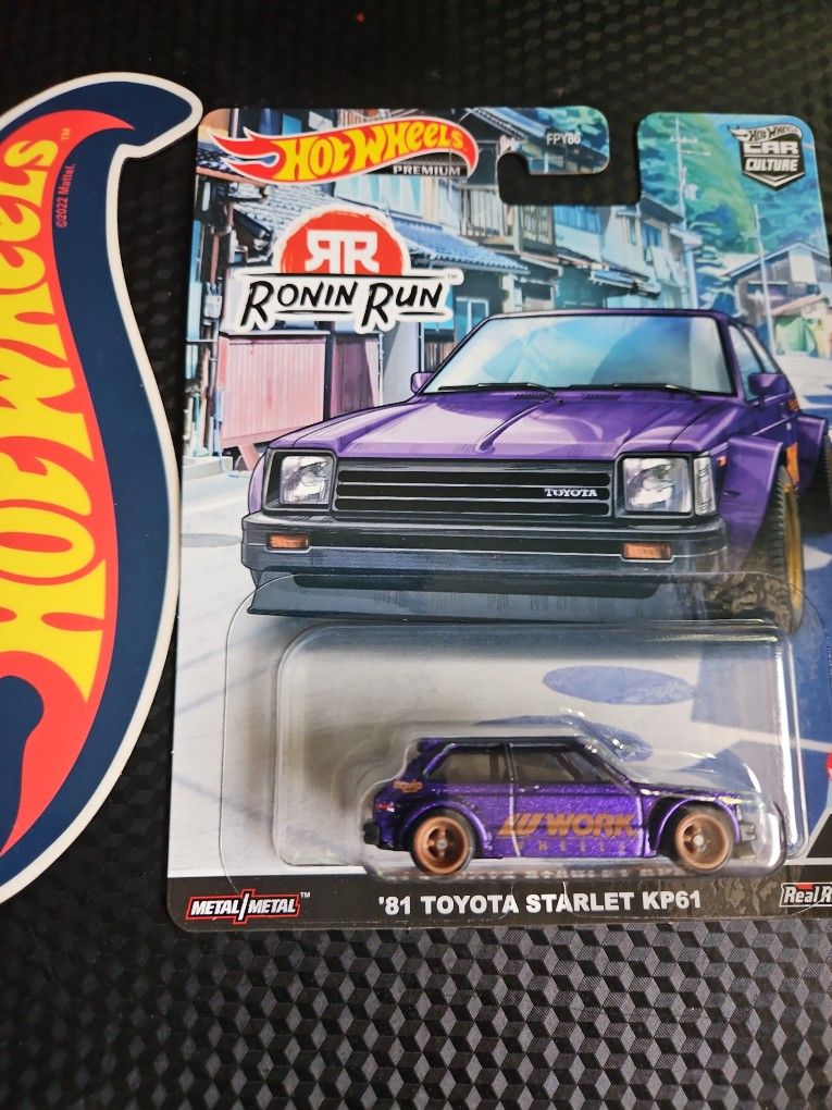 Hot Wheels Car Culture 1981 Toyota Starlet KP61 Ronin Run