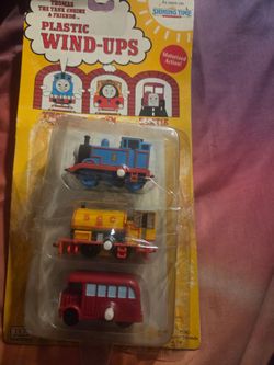 Rare 3ea. pack  Shining Time Windup Toys Thomas, Percy, James,  1993 NEW #12080