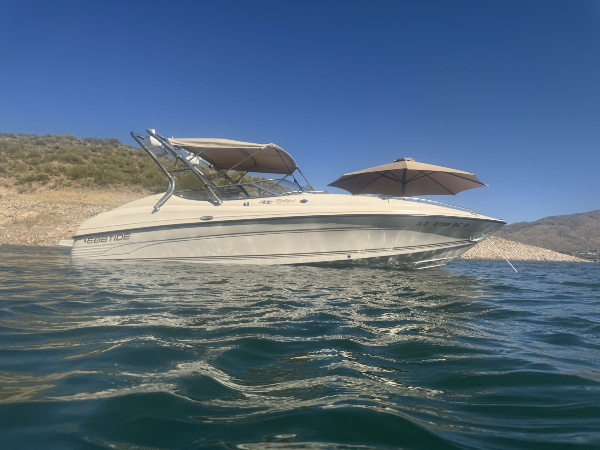 Ebbtide Mystique 23 Feet Plus 2.5 Swim Step  350 Volvo Penta 