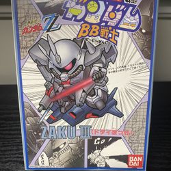 SD BB Senshi 10 Mobile Suit Gundam: Bandai-Zaku 2- Model Kit- New