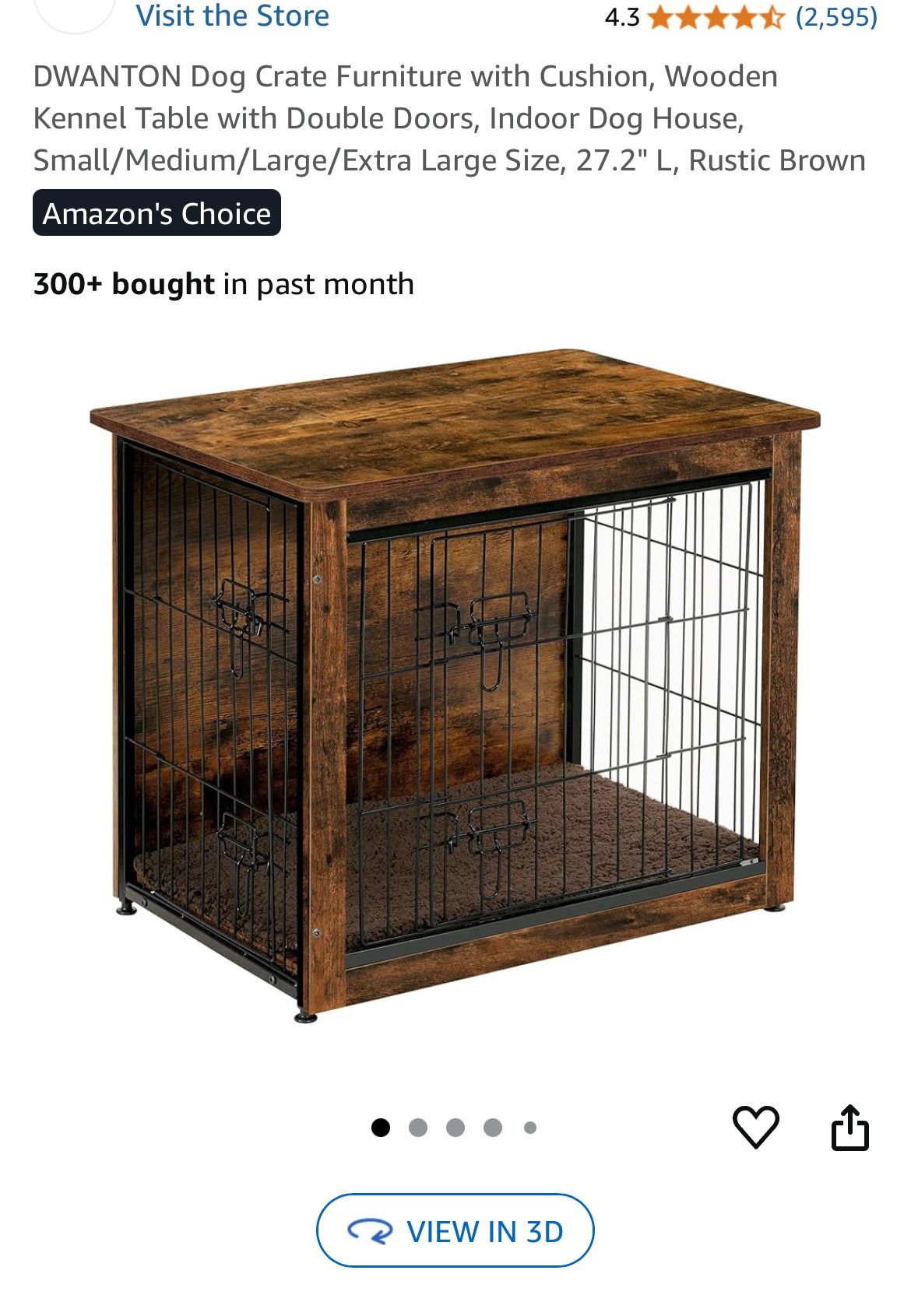 Fancy Dog Kennel - 2 Doors