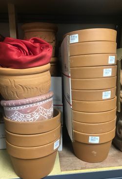 NEW Italian Terra Cotta Planters (Sold Separately)