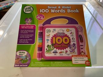 Leap Frog Scout & Violet 100 Words Book - Brand New/Unopened