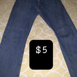 Men's Levis Button Fly Pants Size 33Wx32L