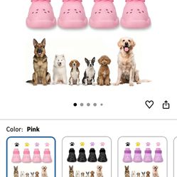 Dog Shoes for Hot Pavement and Snow – Waterproof, Non-Slip, Breathable Booties with Adjustable Straps